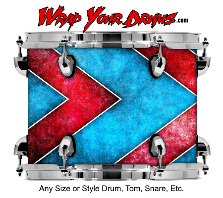 Buy Drum Wrap Grunge Right Drum Wrap
