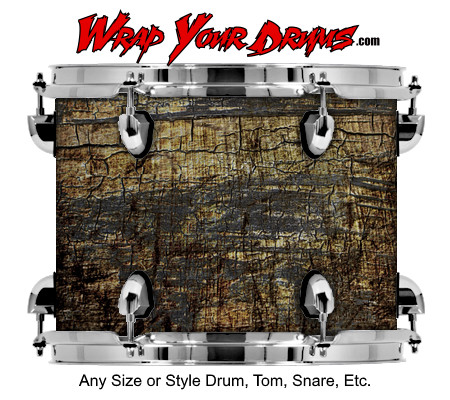Buy Drum Wrap Grunge Rust Drum Wrap