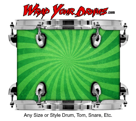 Buy Drum Wrap Grunge Spiral Drum Wrap