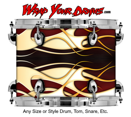 Buy Drum Wrap Hotrod 3d Left Drum Wrap