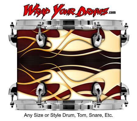 Buy Drum Wrap Hotrod 3d Right Drum Wrap