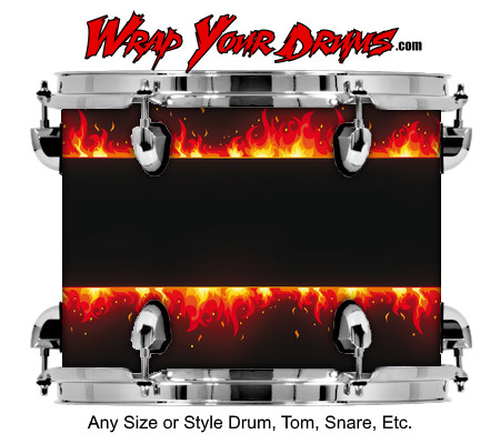 Buy Drum Wrap Hotrod Accent Drum Wrap