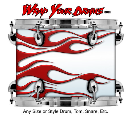 Buy Drum Wrap Hotrod Chrome Left Drum Wrap