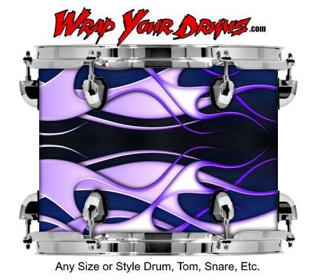 Buy Drum Wrap Hotrod Deep Blue Drum Wrap