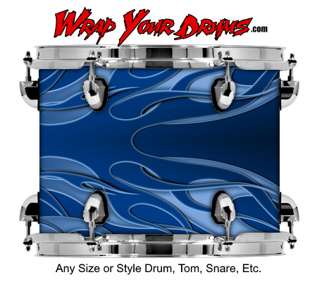 Buy Drum Wrap Hotrod Feather Left Drum Wrap