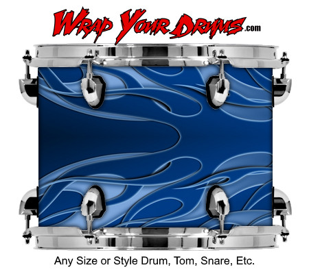 Buy Drum Wrap Hotrod Feather Right Drum Wrap