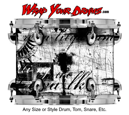 Buy Drum Wrap Industrial Lettering Drum Wrap