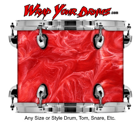 Buy Drum Wrap Marble Fire Drum Wrap