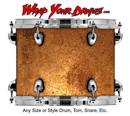 Buy Drum Wrap Metalshop Classic Bronze Drum Wrap