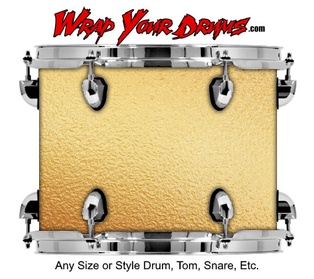 Buy Drum Wrap Metalshop Classic Goldfoil Drum Wrap