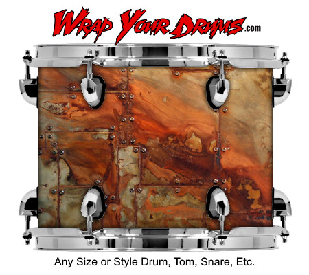 Buy Drum Wrap Metalshop Classic Relic Drum Wrap