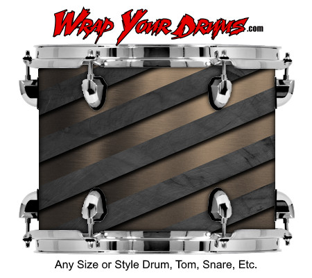 Buy Drum Wrap Metalshop Mixed Blackmetal Drum Wrap