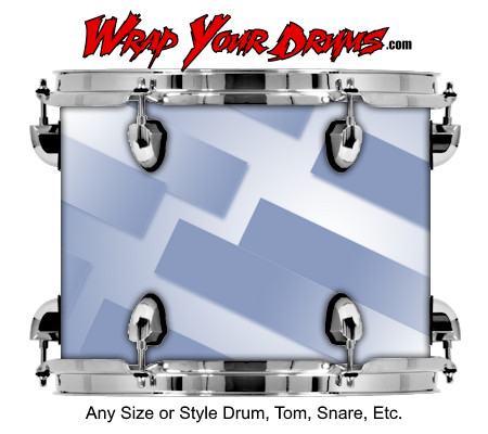 Buy Drum Wrap Metalshop Mixed Diag Drum Wrap