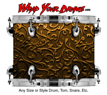 Buy Drum Wrap Metalshop Mixed Golden Drum Wrap