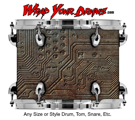 Buy Drum Wrap Metalshop Mixed Panel Drum Wrap