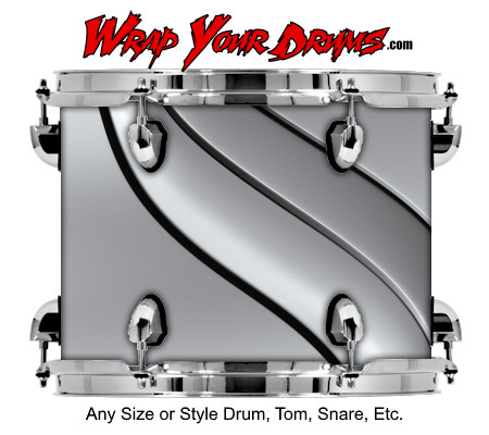 Buy Drum Wrap Metalshop Mixed Ridge Drum Wrap