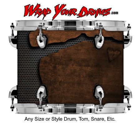 Buy Drum Wrap Metalshop Mixed Tree Drum Wrap
