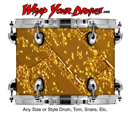 Buy Drum Wrap Metalshop Ornate Bars Drum Wrap