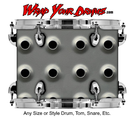 Buy Drum Wrap Metalshop Ornate Holes Drum Wrap