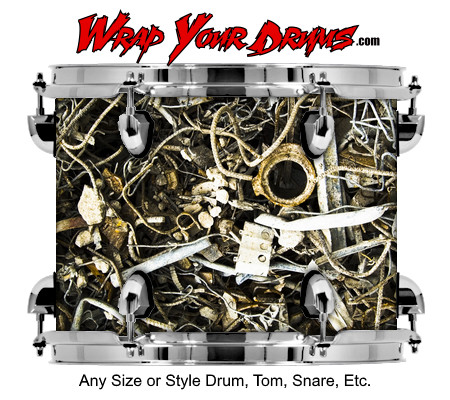 Buy Drum Wrap Metalshop Ornate Scrap Drum Wrap
