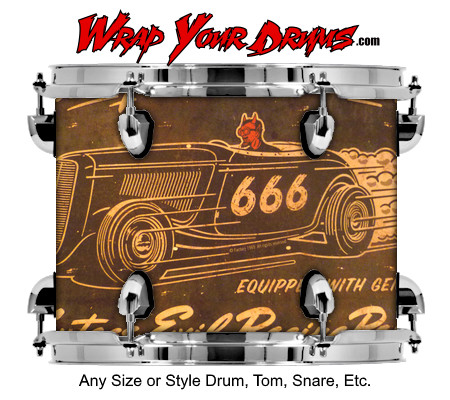 Buy Drum Wrap Americana 666 Drum Wrap