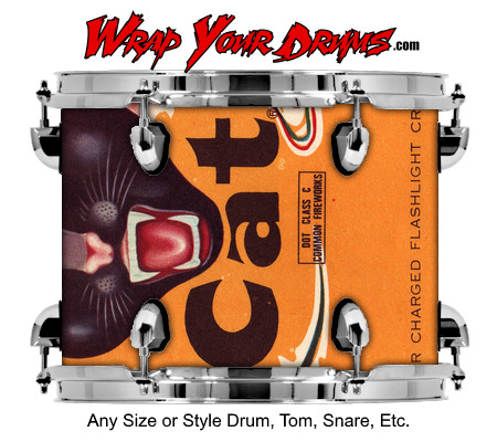 Buy Drum Wrap Americana Cat Drum Wrap