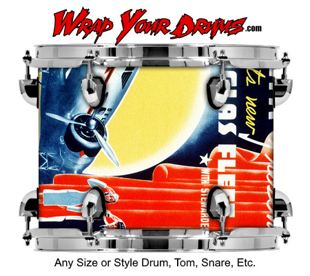 Buy Drum Wrap Americana Delta Drum Wrap