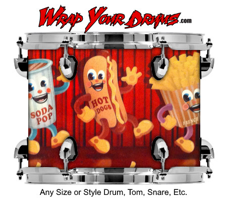 Buy Drum Wrap Americana Drivein Drum Wrap