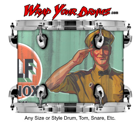 Buy Drum Wrap Americana Gulf Drum Wrap