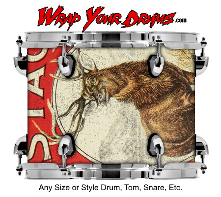 Buy Drum Wrap Americana Stag Drum Wrap