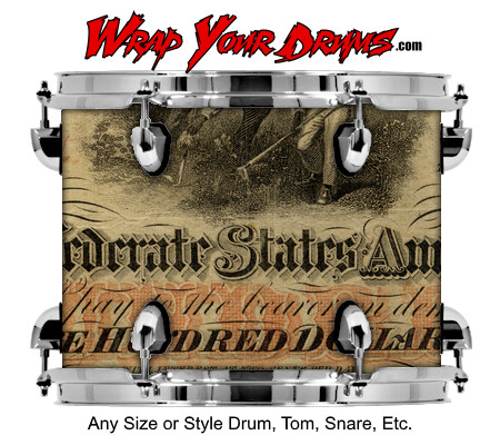Buy Drum Wrap Country Dollars Drum Wrap