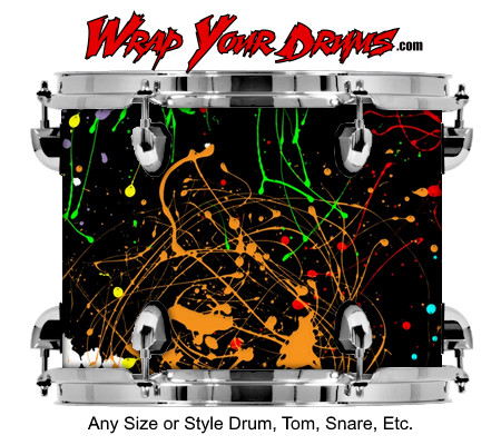 Buy Drum Wrap Paint1 Drip Drum Wrap