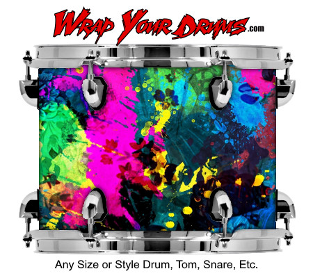 Buy Drum Wrap Paint1 Mess Drum Wrap