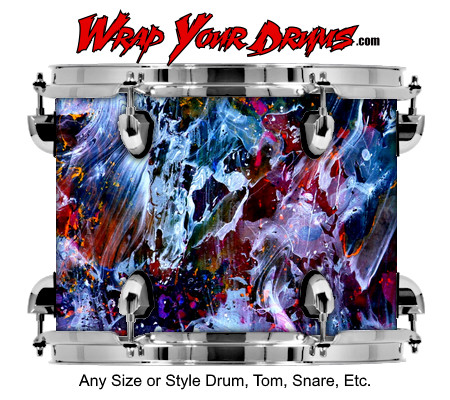 Buy Drum Wrap Paint1 Ocean Drum Wrap