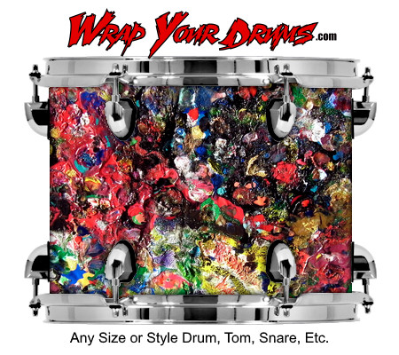 Buy Drum Wrap Paint1 Splatter Drum Wrap