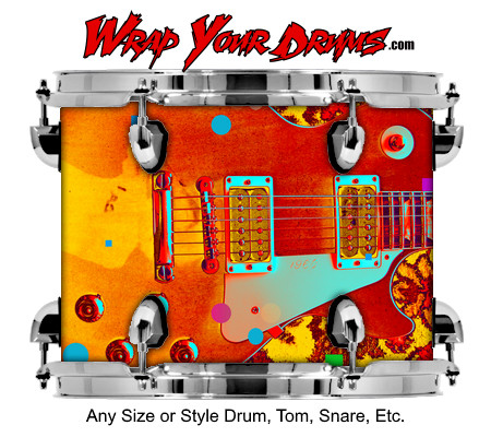 Buy Drum Wrap Paint2 Guitar Drum Wrap