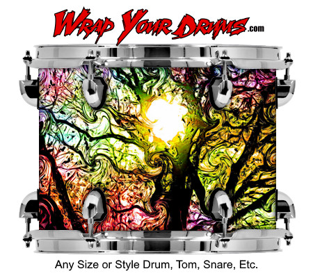 Buy Drum Wrap Psychedelic Dream Drum Wrap
