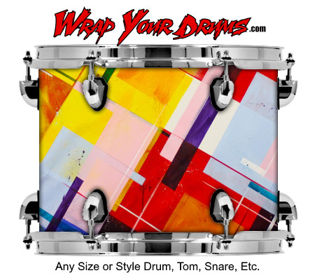 Buy Drum Wrap Trippy Bars Drum Wrap