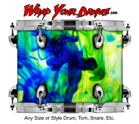 Buy Drum Wrap Trippy Liquid Drum Wrap