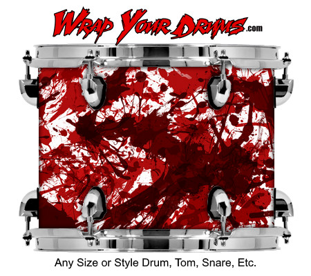 Buy Drum Wrap Psycho Blood Drum Wrap