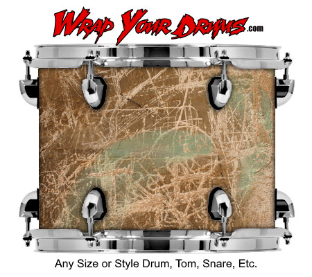 Buy Drum Wrap Psycho Scratch Drum Wrap