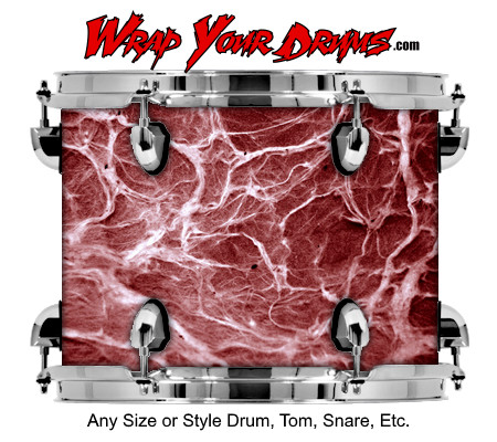 Buy Drum Wrap Psycho Web Drum Wrap
