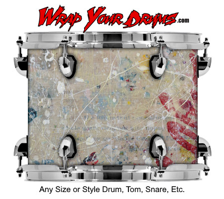 Buy Drum Wrap Relic Color Drum Wrap