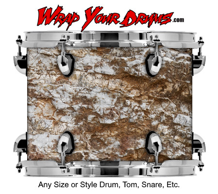 Buy Drum Wrap Rock Chip Drum Wrap