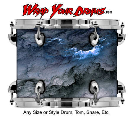 Buy Drum Wrap Rock Clouds Drum Wrap