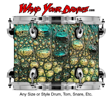 Buy Drum Wrap Skinshop Alligator Color Drum Wrap