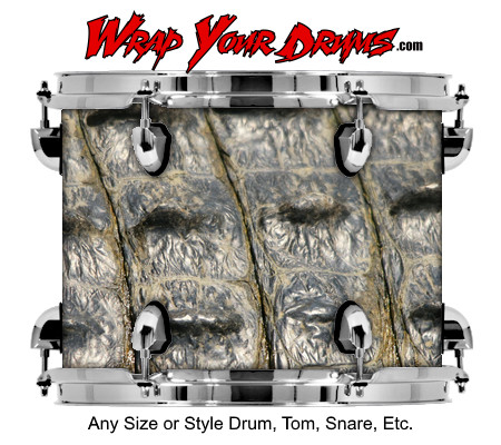 Buy Drum Wrap Skinshop Alligator Rough Drum Wrap