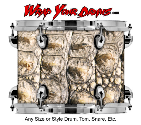 Buy Drum Wrap Skinshop Alligator Spike Drum Wrap