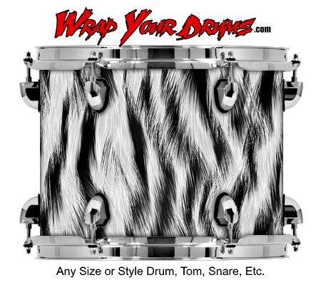 Buy Drum Wrap Skinshop Fur Bw Drum Wrap