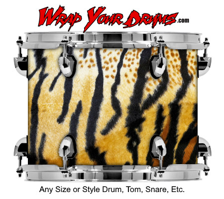 Buy Drum Wrap Skinshop Fur Wild Drum Wrap